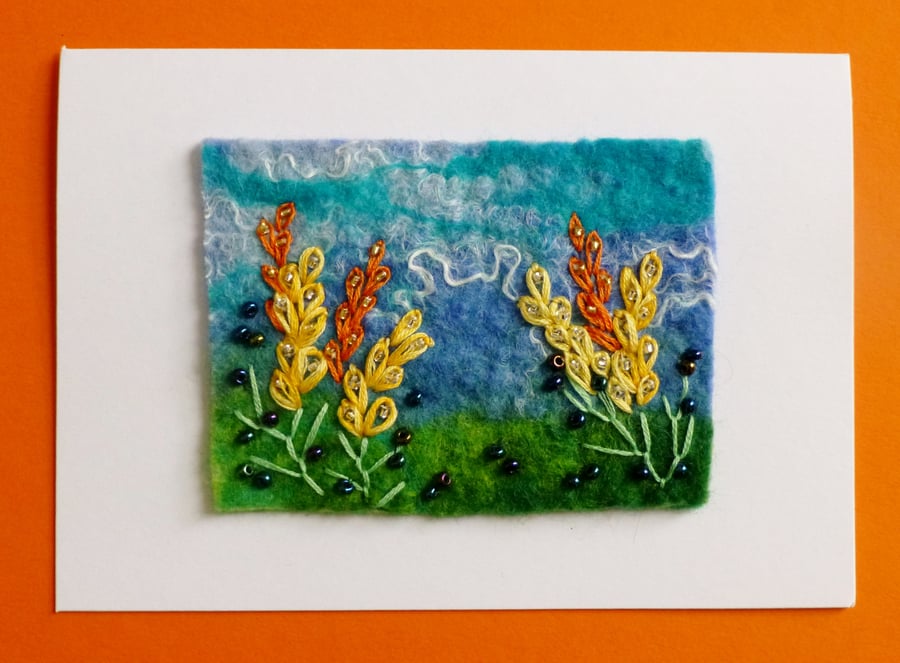 orange lupin card