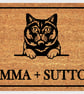 British Shorthair Cat Door Mat - Personalised British Shorthair Welcome Mat 