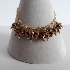 Charming Golden Hedgehog Bracelet. Gifts For Nature Lovers, Gift