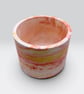 Large Plant Pot - Sunrise Marbled Red Orange and Yellow Planter - Image 6