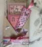 Bookish Adventures Mystery Book Gift Age 6 to 9 Pink Reading Journal Set