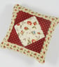 Patchwork Table Top Sewing Basket and Pincushion Set - Image 3