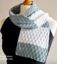KNITTING PATTERN - Boys Textured Scarf - Knitting for beginner - Image 2