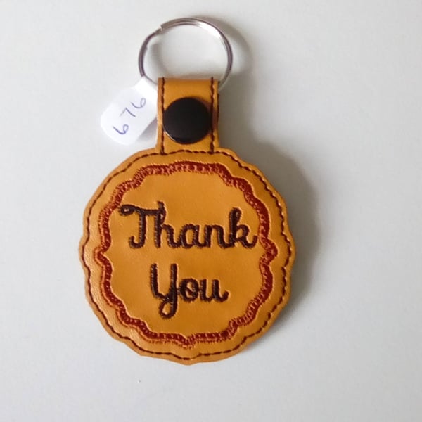 676. Thank you keyring.