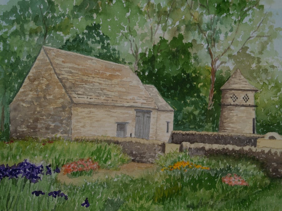 Original Cotswold Garden watercolour