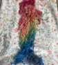Hand Dyed BFL Fleece for Felting, Spinning & Weaving