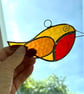 Stained Glass Mini Robin Suncatcher - Handmade Window Decoration  - Image 2