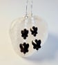 White Zircon & Crystal Butterfly Earrings - Handmade Birthday Gift, Aries, April - Image 4