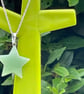 AVENTURINE NECKLACE green star disco cool retro - Image 3