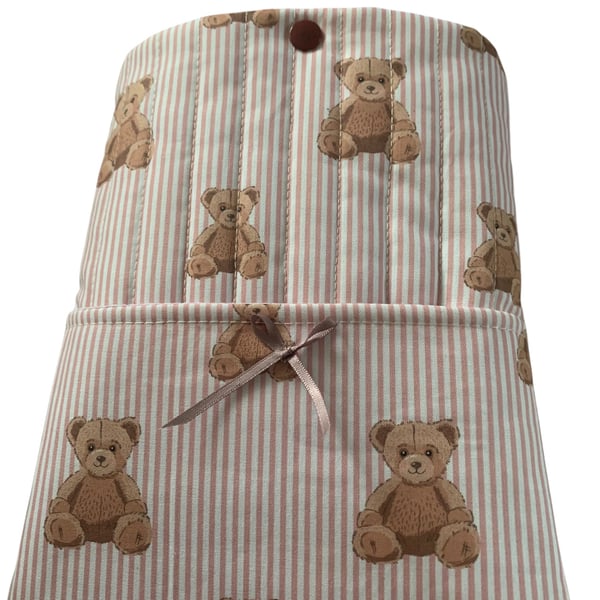 Small Quilted Book Sleeve.  Teddy Bear Collection.  Limited Edition.