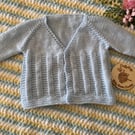 Hand Knitted Baby Cardigan 3-6 Months