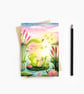 Frog Summer Card - Blank Card - Greeting Card - Image 2