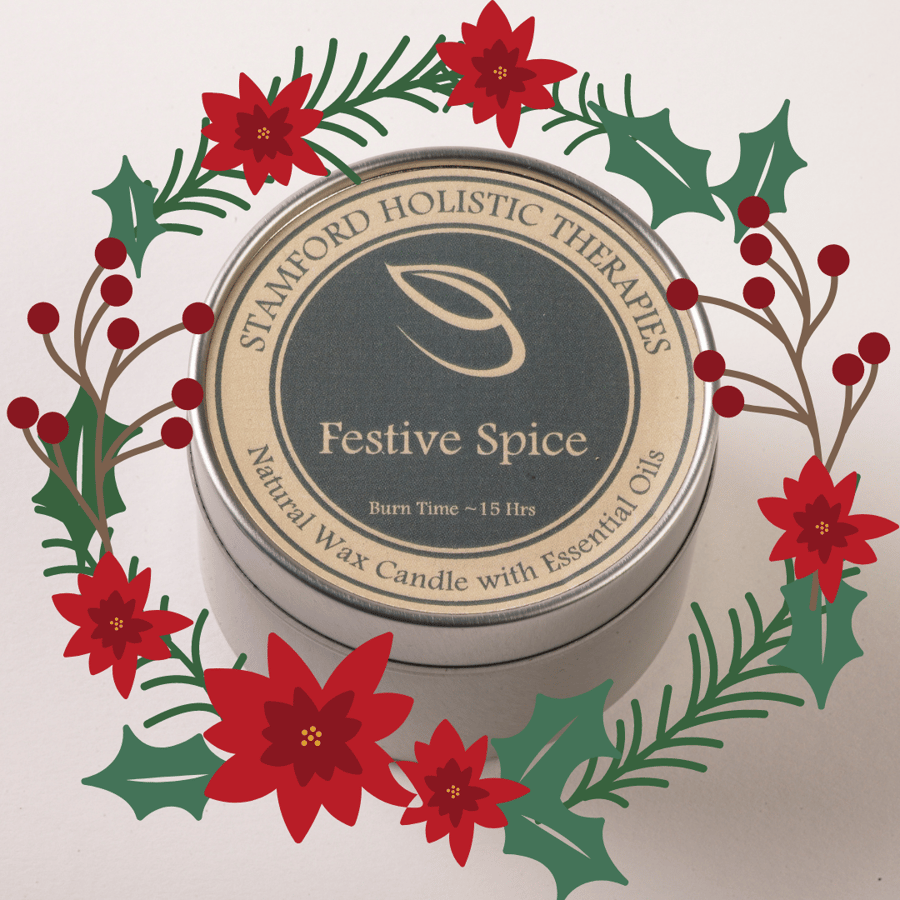 Festive Spice Tin Candle