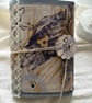 Handmade Junk Journal with a Contemporary Art Feel - 120 Pages - 9 x 6.5" - 