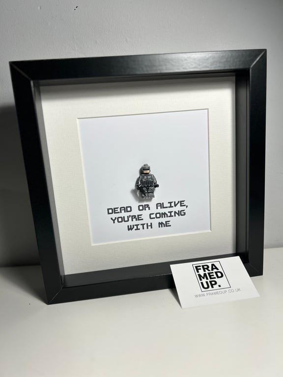 ROBOCOP - Framed custom minifigure - Awesome art work