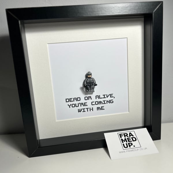 ROBOCOP - Framed custom minifigure - Awesome art work