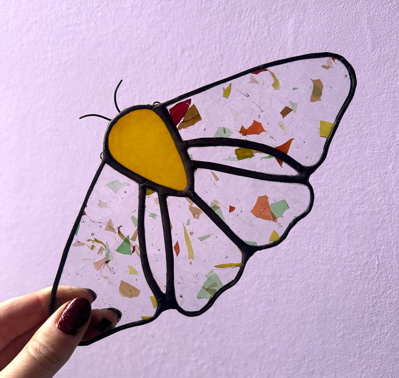 Autumn Stained Glass Moth