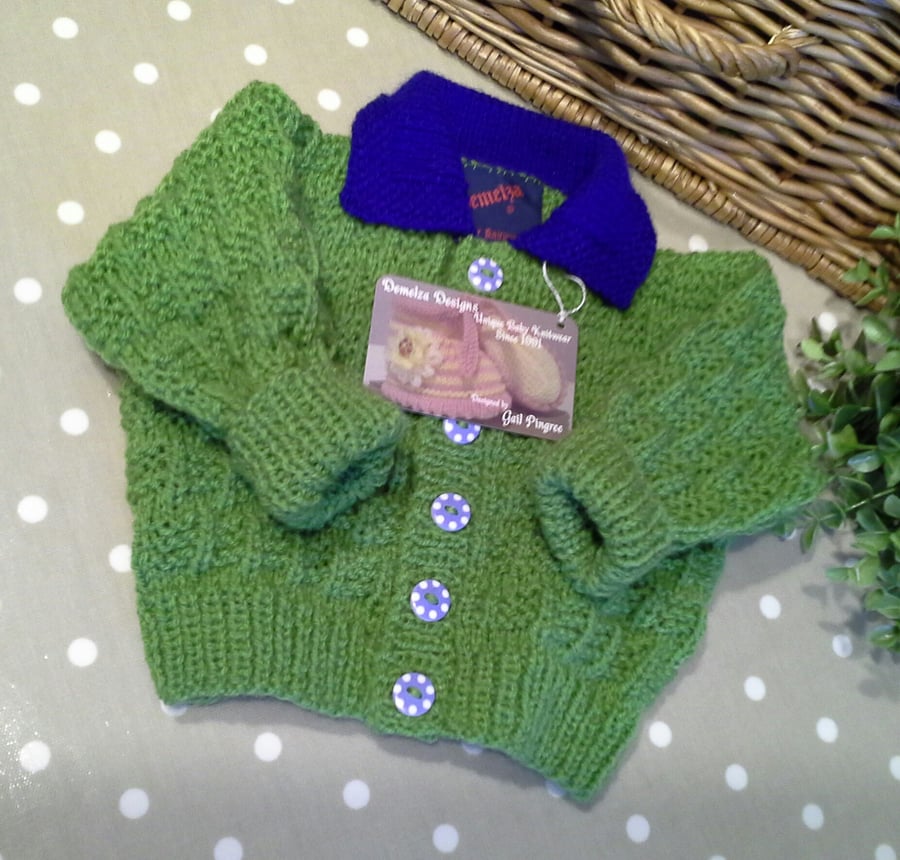 Baby Boys Knitted Cardigan  3-9 months size