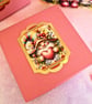 Thank You Card & Box - 3D Decoupage Keepsake Gnome Card, Thanks A Bunch - Image 5