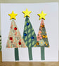 Christmas trees card