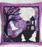 Ghosts Halloween Pattern Art Quilt Panel - Image 4