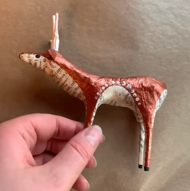 Little Copper Reindeer - MADE TO ORDER