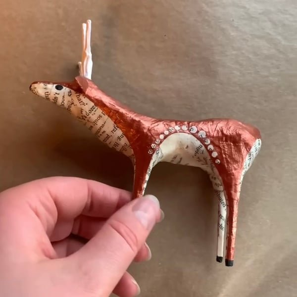 Little Copper Reindeer - MADE TO ORDER