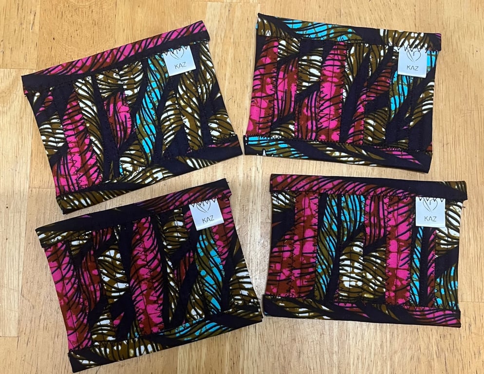 Jelly Roll Coasters - African Print