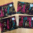 Jelly Roll Coasters - African Print
