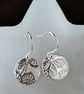 Handmade Fine Silver Drop Earrings - Heritage Lace Design - Image 3