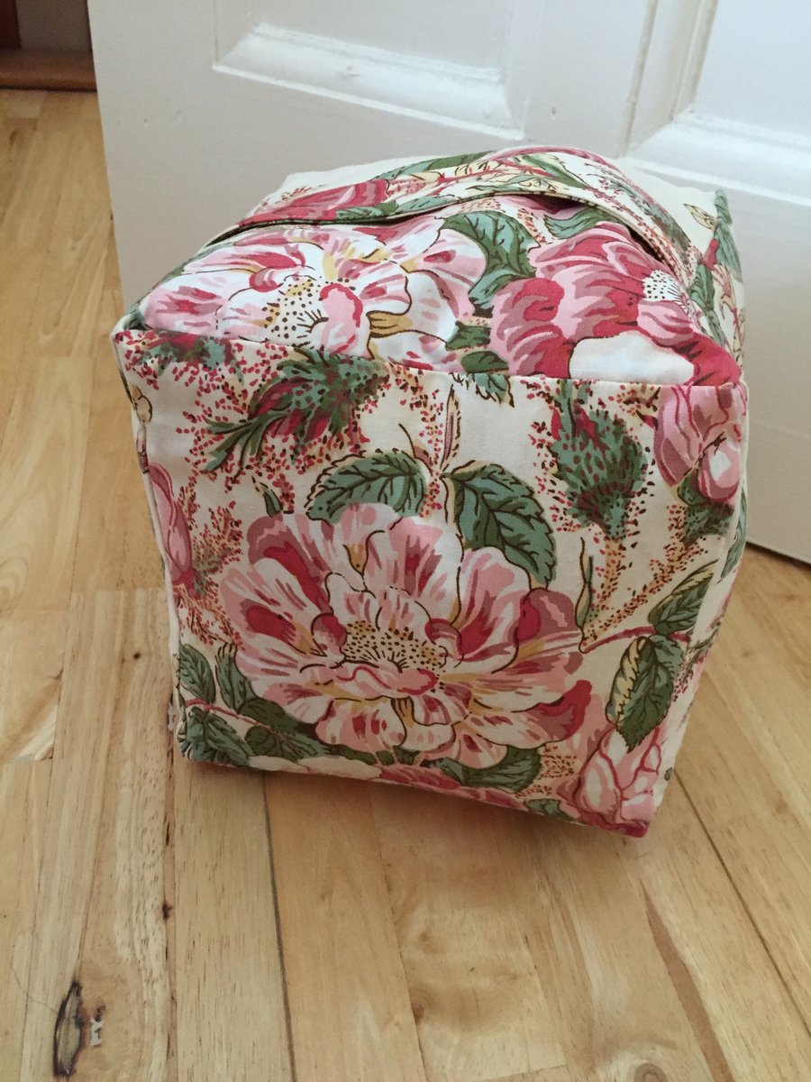 Rose fabric Square Doorstop