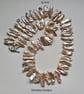 Designer Rare Large Biwa Freshwater Culture Pearl Necklace  - Image 7