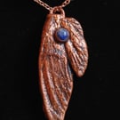 Lapis Lazuli Fairy Wing Necklace