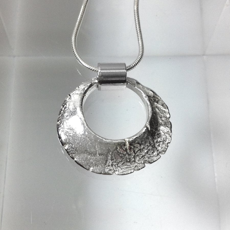 sterling silver ring pendant and chain