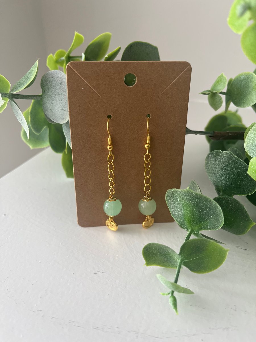 Gold plated earrings 