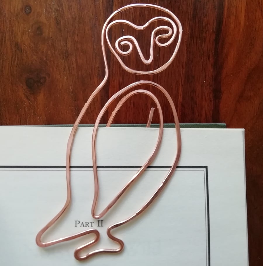 Copper Wire Bookmark
