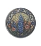 Vintage Botanical Round Glass Coaster Set - Image 2