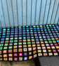 Handmade Granny Square Crochet Blanket – Colourful Throw - Image 3