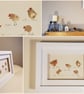 Golden Chickens - Pebble Picture - Framed Unique Handmade Art - Image 3