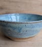 Turquoise green wavy textured nibble bowl