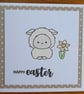Pack of 3 Mini Easter Cards - Sheep - Fawn Polka Dots - Image 5