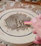 Multisensory finger labyrinth jewellery, Essential oil diffuser necklace red7 - Image 8