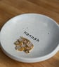 Personalised Trinket Dish - Handmade Speckled Ring Dish - Custom Name Present