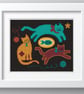 081B - Rustic Version - Playful Kittens Chasing Wool - Cross Stitch Pattern - Image 2