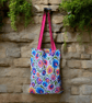 Tote bags cotton folklore floral print 