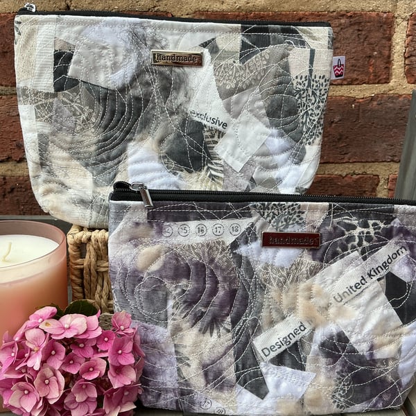 Limited Edition Dark Tones Recycled Zip Pouch
