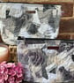 Limited Edition Dark Tones Recycled Zip Pouch