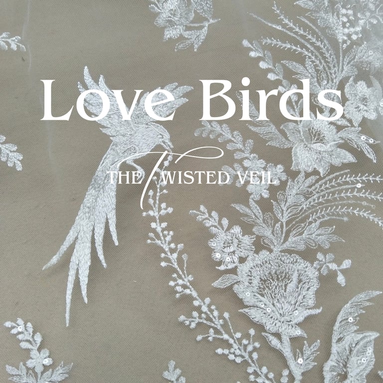 Love Birds Wedding Veil