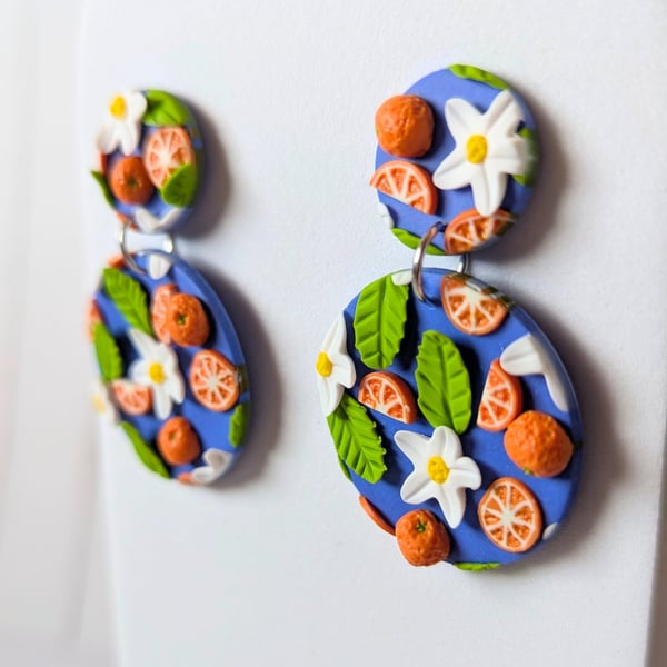 Orangery double drop earrings 