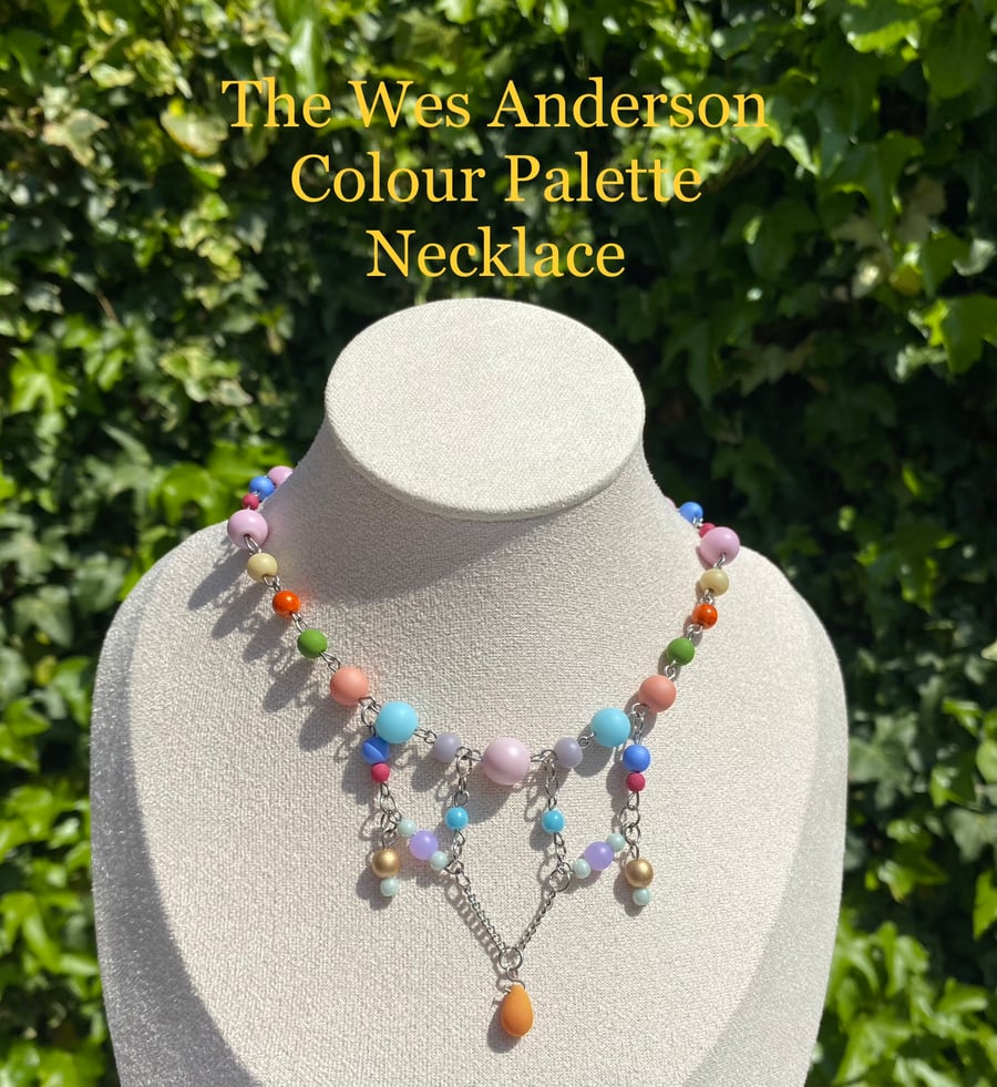 The Wes Anderson Colour Palette inspired Choker Necklace  